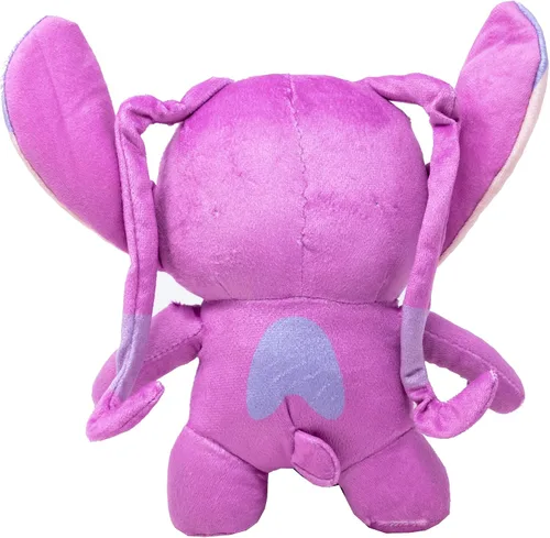 Vista 2 de Buckle-Down Juguete para perros de Disney, Lilo y Stitch Angel sonriente de cuerpo completo, juguete para mascotas, peluche
