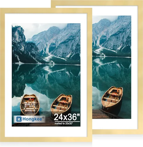 Vista 88 de Hongkee - Juego de 2 marcos de fotos, HK042515-MD5.5X8.5-BK(2PK)