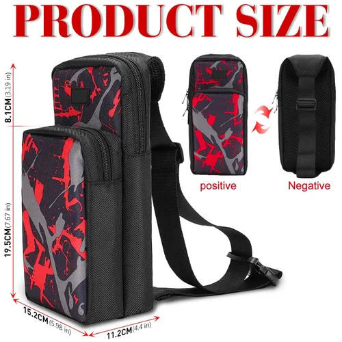 Vista 4 de INFURIDER Portable Travel Carrying Case for Nintendo Switch, Durable Shoulder Storage Bag Fashion Backpack for SwitchSwitch Lite Console Accessories