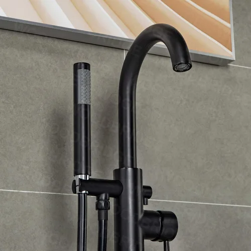Vista 3 de WOODBRIDGE BTA1509-MB-Drain &O+ F0006MBRD BAÑERA, NEGRO MATE Mate negro