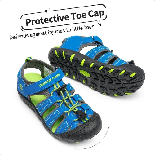 Vista 4 de DREAM PAIRS Sandalias deportivas de verano para niños y niñas (niños pequeñosniños grandes)