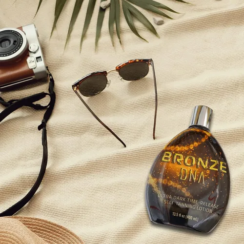 Vista 2 de Loción autobronceadora natural sin sol – Bronceador sin sol para mujeres y hombres – El autobronceado gradual para bronceados ligeros, medios