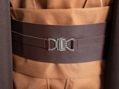 Vista 5 de Disfraz de túnica para hombre, conjunto de cosplay para adultos, bata con capucha para Halloween, conjunto de capa