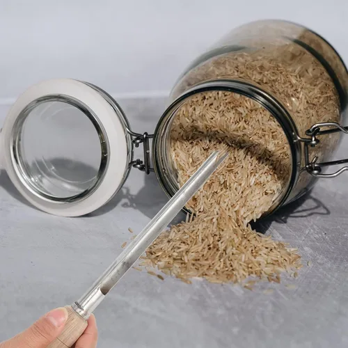 Vista 8 de Angoily Muestreador de polvo de granos de acero inoxidable: Tubo de muestreo de polvo de sonda de grano para cemento fertilizante