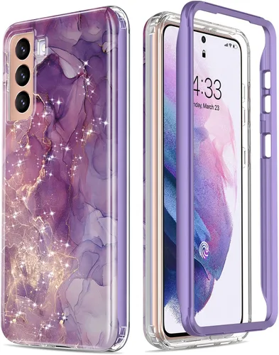 Vista 15 de ESDOT - Funda protectora para celular Samsung Galaxy S21, de grado militar, resiste caídas de 21 pies (probado), con diseños modernos, para niñas