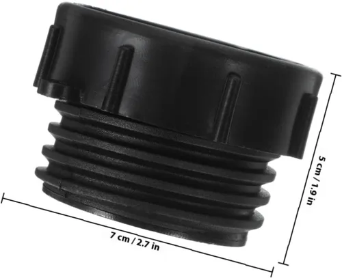 Vista 2 de IBC Tank Adapter 2 Pcs 2 Inch Plastic Converts 60 Thread Pitch