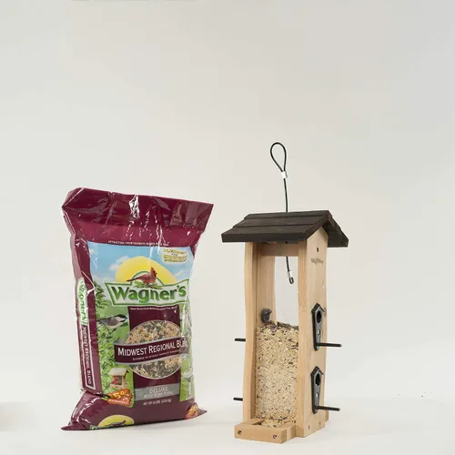 Vista 6 de Wagner's 62009 Midwest Regional Blend - Alimento para pájaros silvestres, bolsa de 8 libras