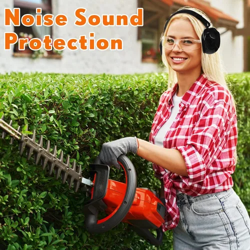 Vista 6 de Yunsailing Auriculares de reducción de ruido NRR 28dB Protección auditiva Orejeras Protección Auriculares para Disparo Construcción