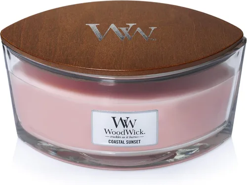 Vista 3 de Woodwick Ellipse Velas perfumadas, Shoreline Trilogy (16 onzas) y Coastal Sunset (16 onzas)