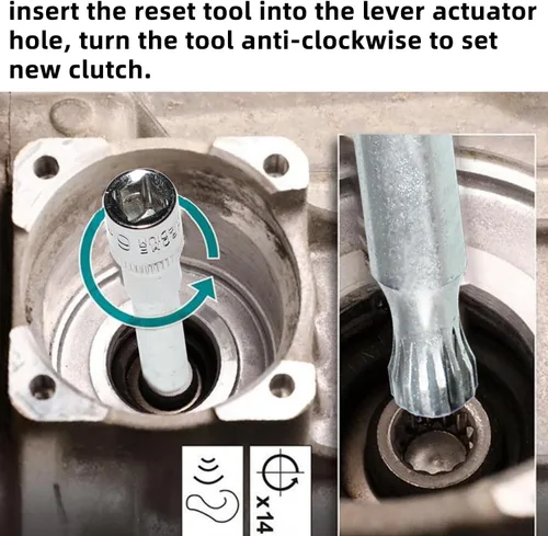 Vista 6 de DPTOOL Unidad de Motor de Embrague de Transmisión de Doble Embrague Herramienta de Desbloqueo Actuador Herramienta de Reinicio Compatible con Ford