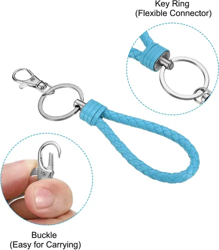 Vista 3 de PATIKIL Llaveros de pulsera, llavero con correa de mano para llaves