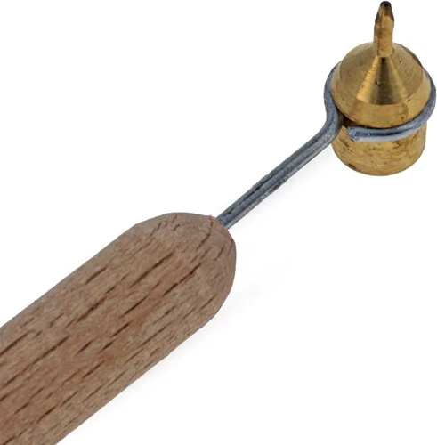 Vista 9 de BestPysanky Mango de madera con punta de latón pesado de 0.020 in (pluma de cera caliente)