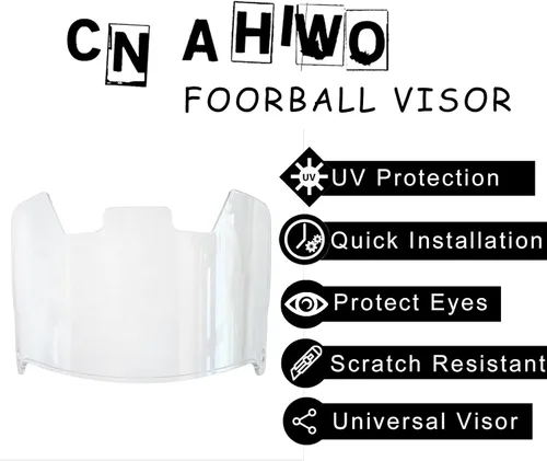 Vista 2 de Visera de Fútbol - Casco de Fútbol y Lacrosse