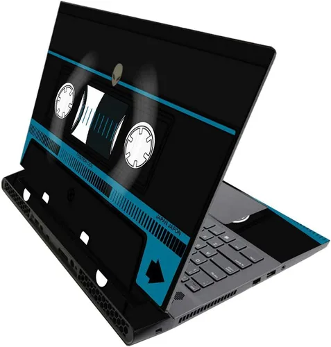 Vista 398 de MightySkins - Skin brillante con purpurina para Alienware M17 R3 (2020) y M17 R4 (2021) - Diversión de los años 90 Acabado duradero con purpurina