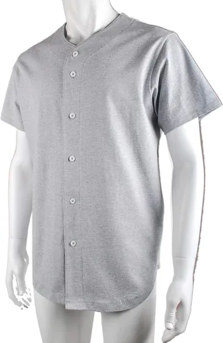 Vista 3 de OLLIE ARNES Camiseta de béisbol, camisa hip-hop, con botones, uniforme de equipo, para hombres, jóvenes, tallas de niños pequeños
