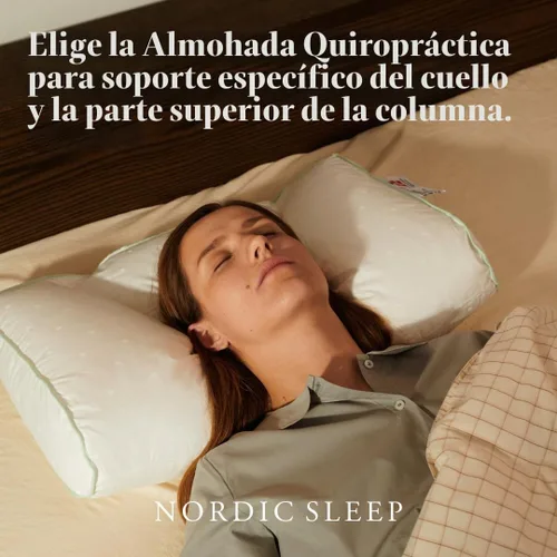 Vista 5 de Fossflakes Almohada cervical quiropráctica, soporte cervical de gran
