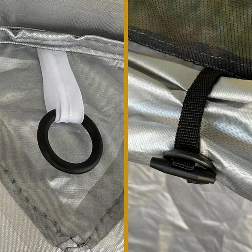 Vista 8 de Inserto compacto para tienda de campaña Compact Shelter – Se convierte en habitación cerrada con ventanas de malla, puerta con cremallera, suelo