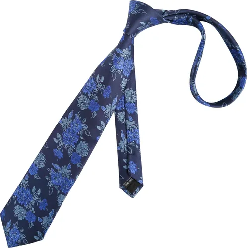 Vista 191 de Alizeal Mens 3.15inches Leaf Flower Pattern Tie with Floral Pocket Square Set