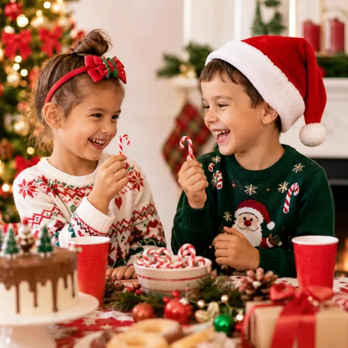 Vista 5 de Fruidles 500 Mini Bastones de Caramelo de Navidad Mini's Chupetines, Sabor a Menta, Envueltos Individualmente, 2 pulgadas, Paquete de 500
