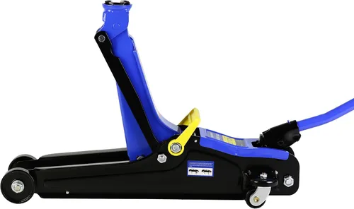 Vista 3 de LKTART Gato hidráulico de piso de 2 toneladas de bajo perfil para automóvil con rango de elevación de pistón único 3.3"-15.2