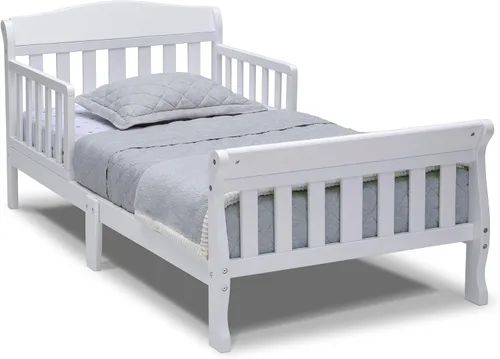 Vista 13 de Delta Children Canton Cama para Niños Pequeños, Certificado Greenguard Gold, Gris