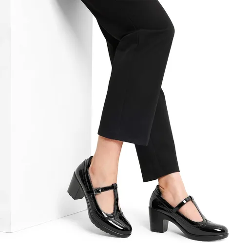 Vista 6 de DREAM PAIRS Zapatos de vestir clásicos de tacón Oxford con correa en T para mujer