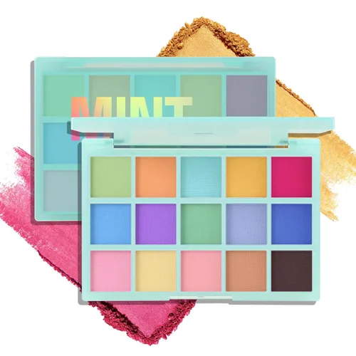 Vista 8 de Boobeen Paleta de Sombras de Ojos Colorida Maquillaje-16 Colores, Sombra de Ojos Mate y con Brillantina, Paletas de Sombras de Ojos Brillantes