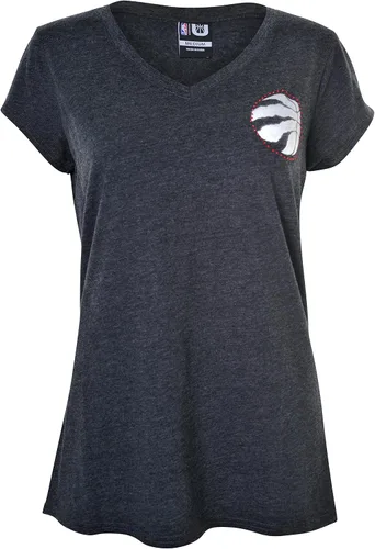 Vista 66 de Ultra Game Camiseta de mujer NBA Oficial con cuello en V y strass de manga corta