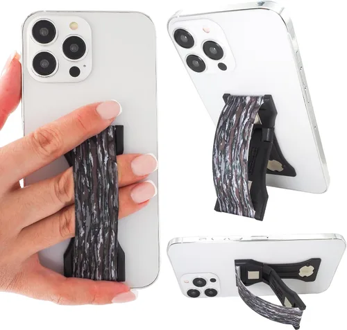 Vista 24 de LOVEHANDLE PRO Premium Phone Grip - Correa de silicona para teléfono - Soporte magnético para teléfono y soporte para teléfono inteligente y tableta