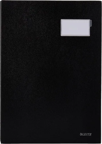 Vista 3 de Leitz 57000195 Libro de firma expandible con 20 separadores de tarjetas, A4, negro, 57000095
