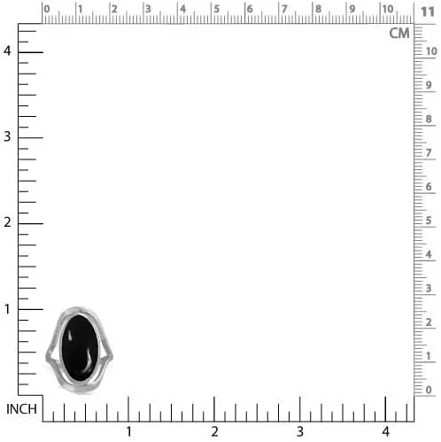 Vista 2 de Silvershake Anillo de plata de ley 925 con incrustaciones de piedra o concha simple estilo suroeste para mujeres y adolescentes