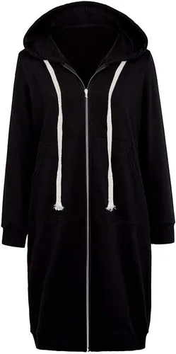 Vista 5 de Ablanczoom Hoodies for Women Long Sweatshirts Comfortable Full Zip Up Hoodie Womens Fashion Fleece Sweatshirt with Pockets
