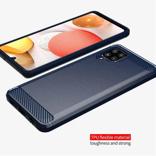 Vista 4 de Asuwish Funda compatible con Samsung Galaxy A42 5G y protector de pantalla de vidrio templado, accesorios para celdas, fundas delgadas y suaves