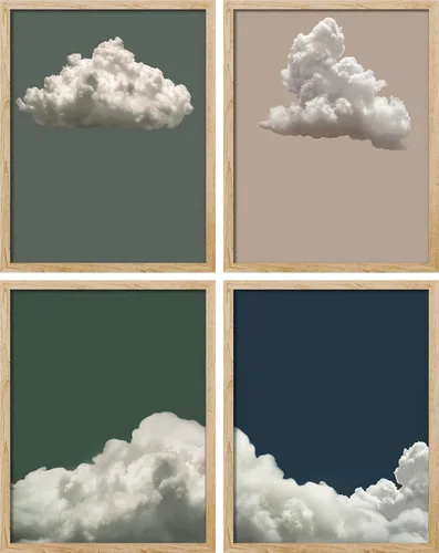 Vista 97 de SIGNWIN Póster enmarcado abstracto, paisaje, naturaleza, desierto, fotografía, realismo, decorativo, rústico, acogedor, zen para sala de estar