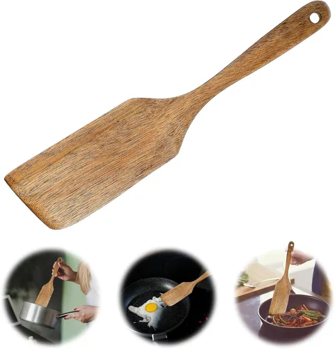 Vista 8 de cuchara de madera espátula de cocina spurtle de madera cuchara de cocina
