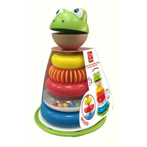 Vista 2 de Bloques Apilables Hape Sr Frog Multicolor