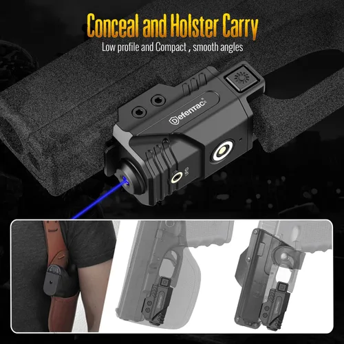 Vista 6 de Defentac - Visor láser para pistola/arma de mano, haces magnéticos recargables para armas con riel, compatible con Taurus G2C G3 G3C