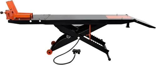 Vista 3 de APlusLift MT1500 1500LB Air Operated 24" Width Motorcycle ATV Lift Table
