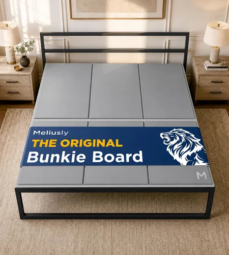 Vista 12 de Meliusly Premium 10mm Base para Cama Individual 2-Pack (96,5x190,5 cm) Diseño de Tablero de Cama de Perfil Bajo con Patente Pendiente - Bases
