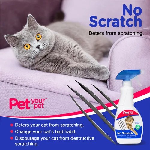 Vista 8 de Spray disuasorio para gatos sin arañazos, 16 onzas líquidas
