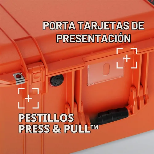 Vista 5 de Pelican Funda Air 1607 con espuma - Negro