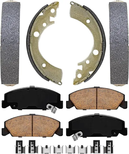 Vista 24 de Detroit Axle - Pastillas de freno traseras para Toyota Prius 2012-2015 Prius Plug-In 2017-2018 Corolla iM 2016 Sion iM 2011-2017 Lexus CT200h