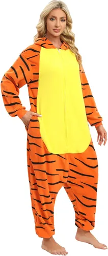 Vista 4 de Pijama de animal de Halloween para adultos, disfraz de puntada, cosplay, ropa para el hogar, una pieza
