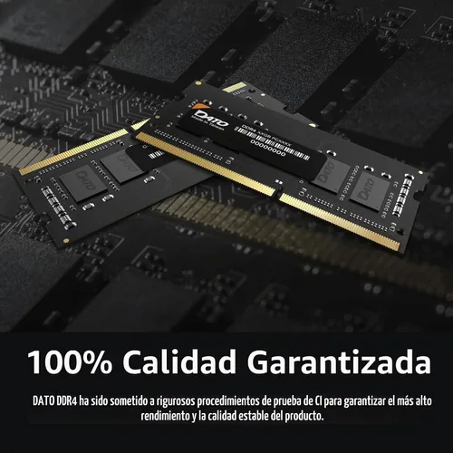 Vista 6 de DATO 8 GB RAM DDR4 3200 MHz PC4-25600 CL22 SODIMM 1.2 V 260 pines no ECC SODIMM Módulo de memoria para portátil Notebook