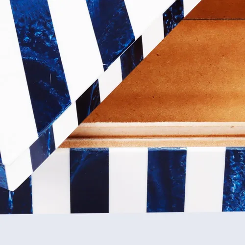 Vista 5 de Handicrafts Home Caja de almacenamiento decorativa 10x6 – Caja organizadora con tapa, caja decorativa moderna para recuerdos, decoración de estante