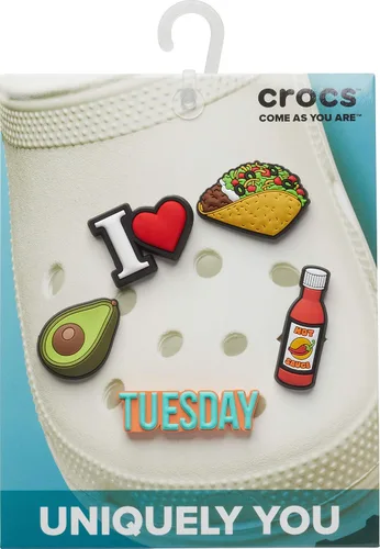 Vista 2 de Adornos para crocs de la marca Jibbitz 5 por paquete temática de comida
