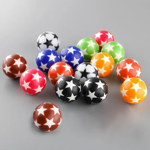 Vista 4 de BQSPT - Pelotas de futbolín de 1.28 pulgadas (1.260 in), pelotas de fútbol de repuesto, 16 unidades, futbolín multicolor, oficial, mini pelota