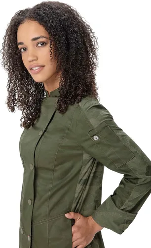 Vista 3 de Chef Works womens Mojave Chef Coat