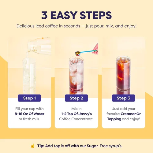 Vista 9 de Javy Coffee Concentrado - Café frío preparado, perfecto para café helado instantáneo, café frío y café caliente, paquete de 2 - Original descafeinado