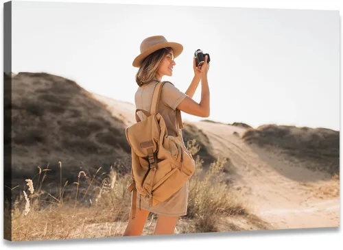 Vista 23 de Impresión personalizada de foto a lienzo, impresiones de lienzo enmarcadas personalizadas con tus fotos personalizadas para dormitorio, sala